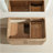 Fully Assembled 36''  Light Coffee Freestanding Single Sink Bathroom Vanity With Wood Construction -756995429