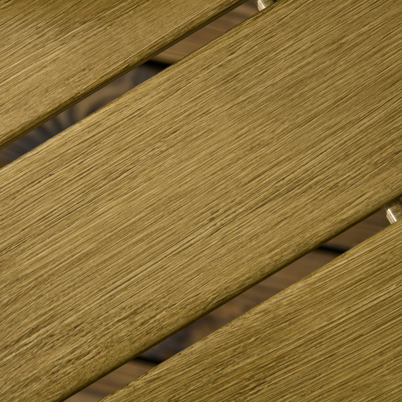 Table basse en osier PE avec plateau et tablette en composite