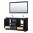 Avery 60'' Double Bathroom Vanity with Marble Top with Mirror-97831853-97831851-97831857