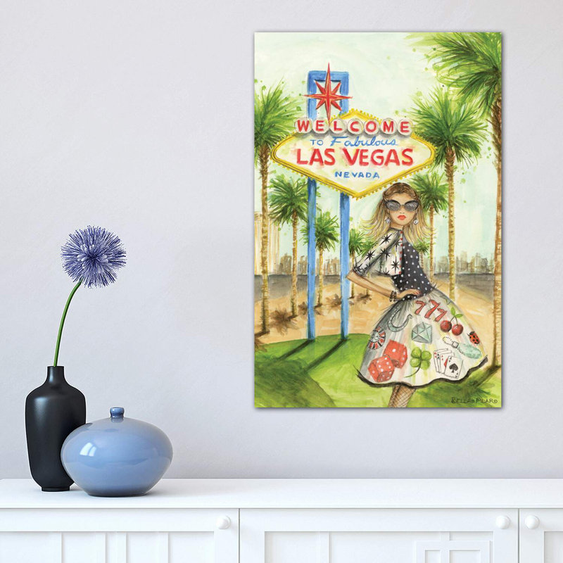 Day In The Desert Lucinda's Feelin Lucky by Bella Pilar - Wrapped Canvas Print, 45.72cm H x 30.48cm W x 1.91cm D