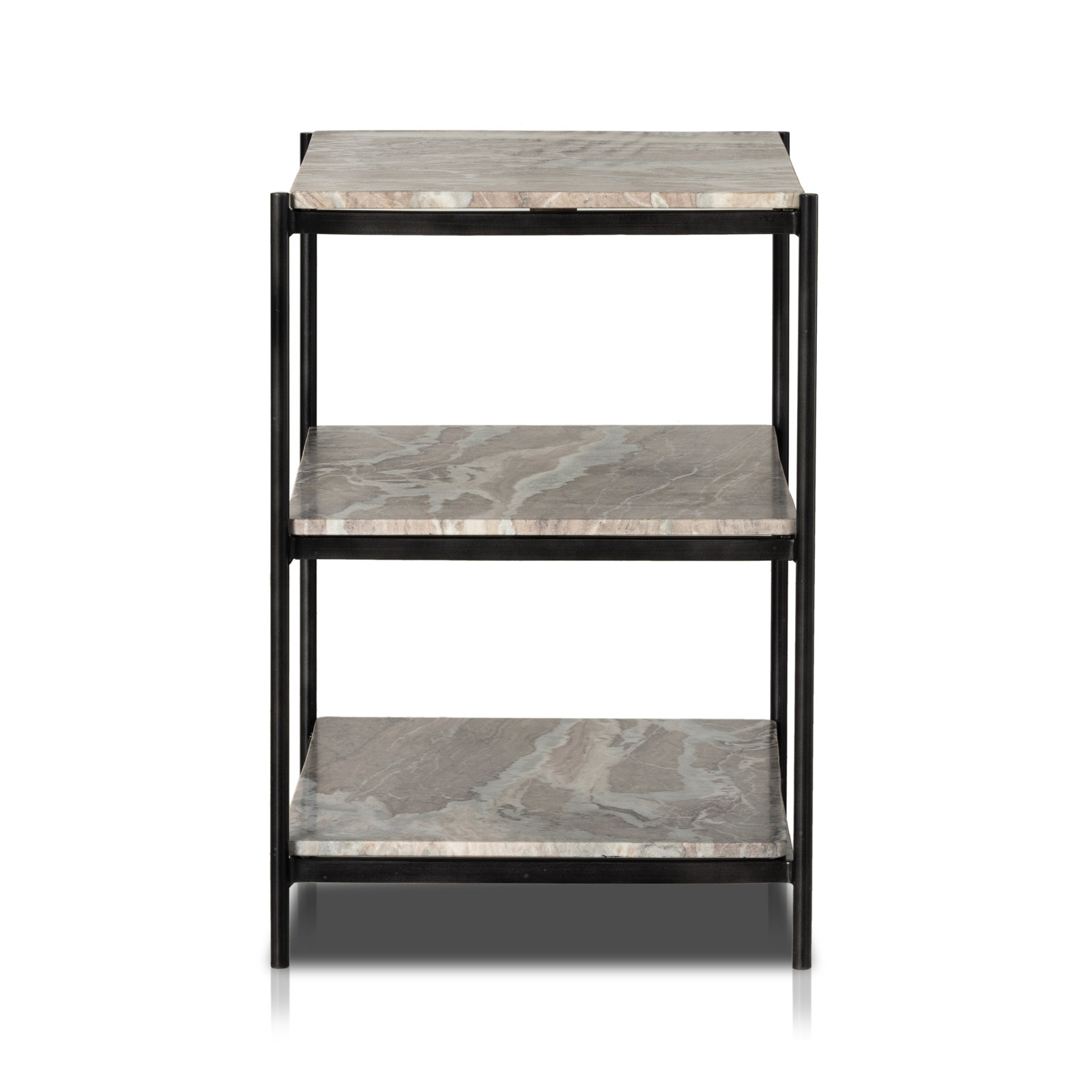 Nightstand, Hammered Gray/Canyon