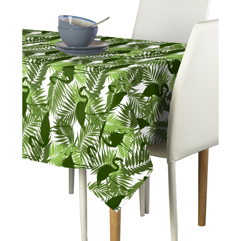 Arron-John Flamingo Silhouette Tablecloth, 84" x 60"