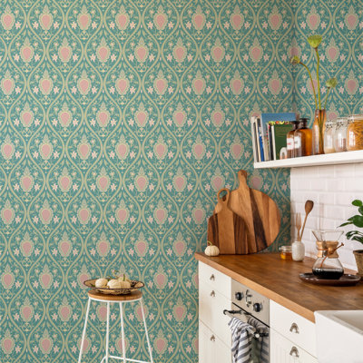 Murale damas Art Nouveau Floral