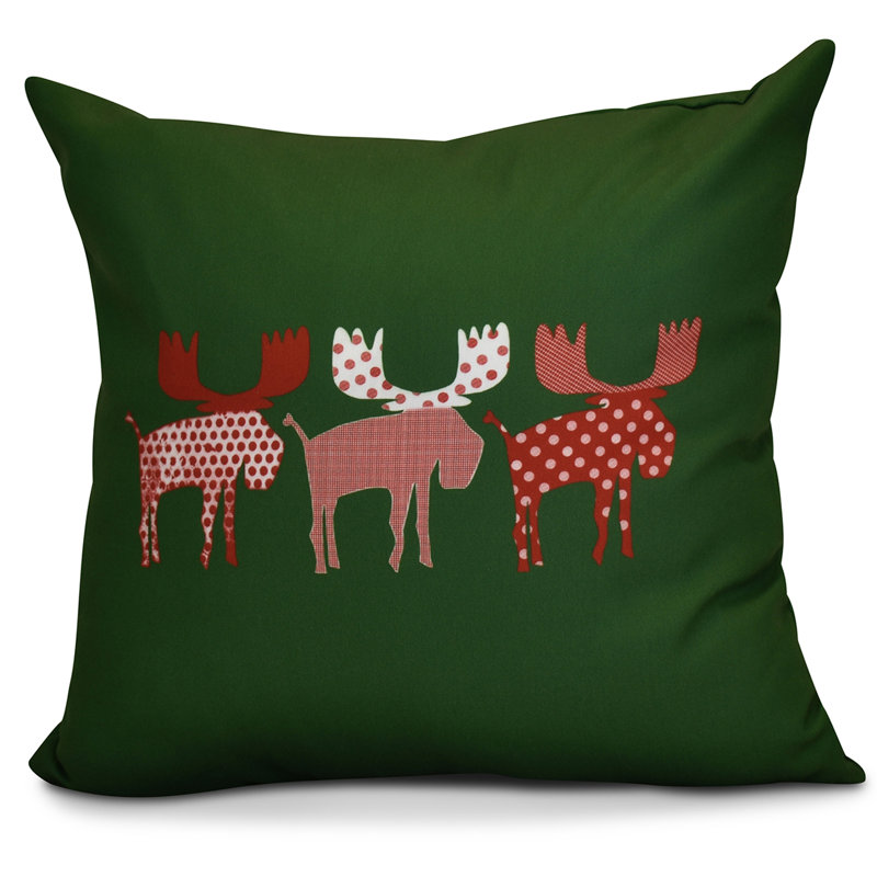 Housse de coussin d'extérieur carré Jump for Joy, 16 po x 16 po