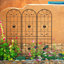 Ensemble de 2 treillis de jardin en métal 86,7 "x 19,7" antirouille pour plantes grimpantes-223380496