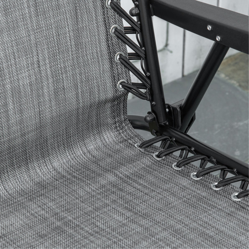 Fauteuil d'élastique d'extérieur avec accoudoirs