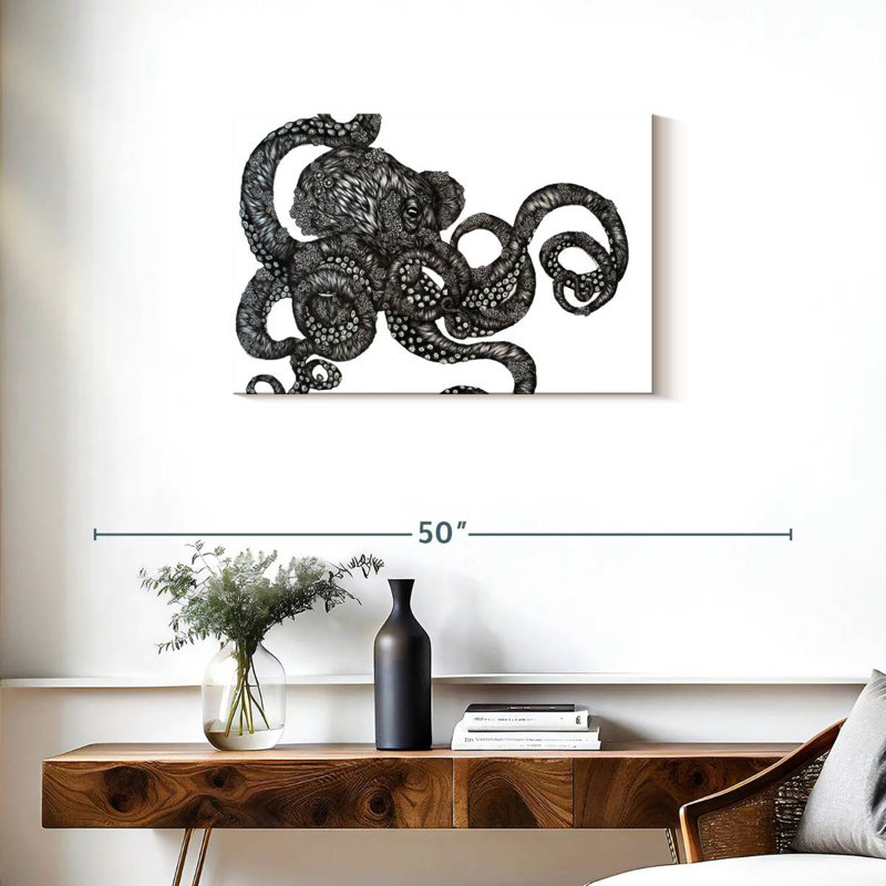 Brampt Barnacle Octopus, 20" H x 30" W