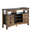 Bar à vin / café / alcool avec rangement et lumière DEL, bar à domicile avec armoire-72672261