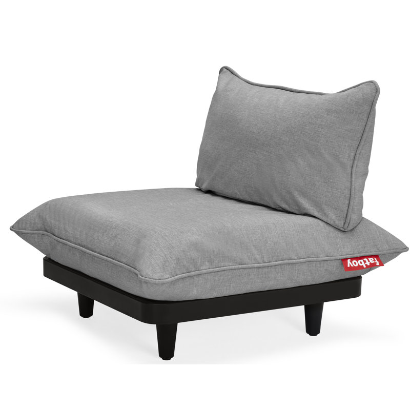 Paletti Outdoor Patio Modular Seat, Rock Gray