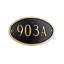 Plaque d’adresse murale sur 1 ligne Petite-183005466