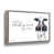 Gray Floater Framed