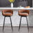 Kymberlynn Swivel Upholstered Low Back Bar & Counter Stool With Metal Frame-1853018751-1853018748