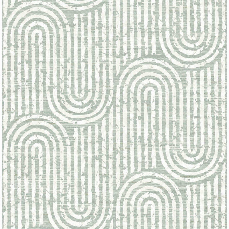 Papier peint Trippet Zen Waves, Vert