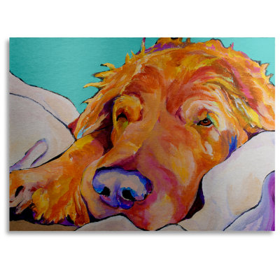 « snooze king » par-blanc, reproduction d’art sur métal Walthall