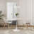 Kimetra 31.5" Round Cafe Indoor Table with Faux Marble Top and All Steel Pedestal Base-1119788945-1119788946