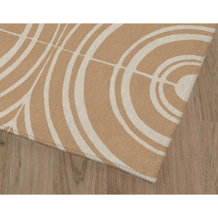 Ebern Designs Geometric Indoor/Outdoor Rug | Wayfair
