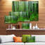 «Green Wild Forest with Dense Trees», reproduction de photo sur toile tendue-18271851