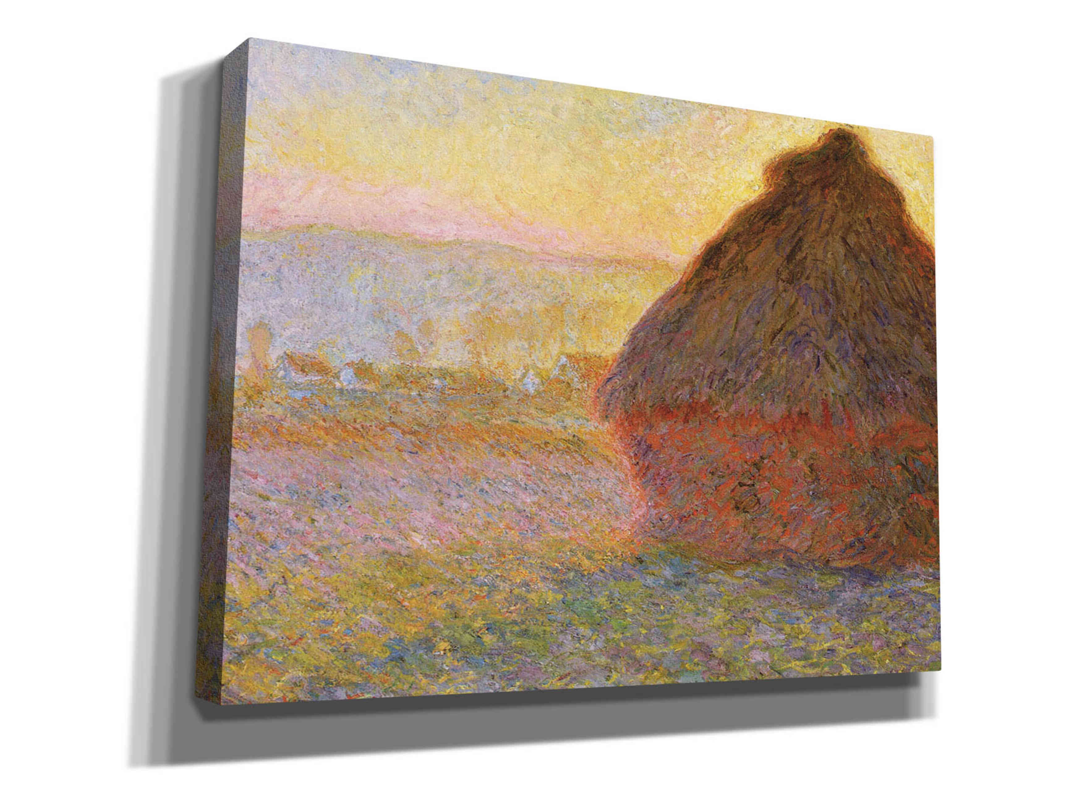 Vault W Artwork Grainstack Sunset On Canvas by Remastered By Epic ...