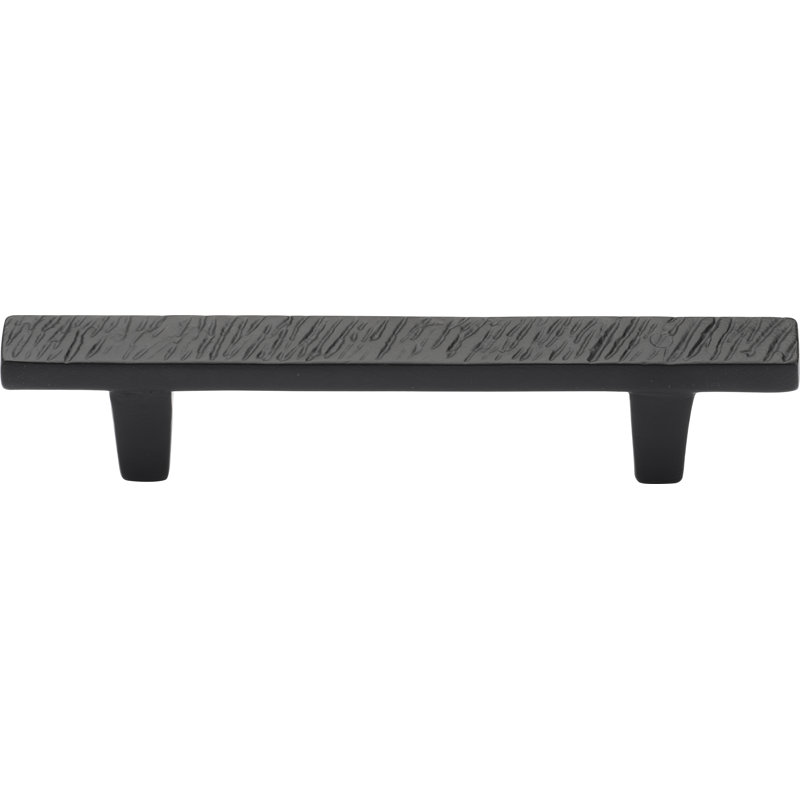 Poignée d'armoire texturée, Noir, noir, noir, noir, 6"