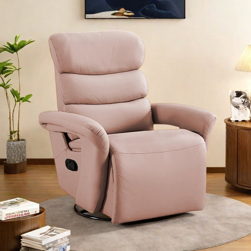 Ergonomic Multi-Functional Single Casual Recliner, Pink