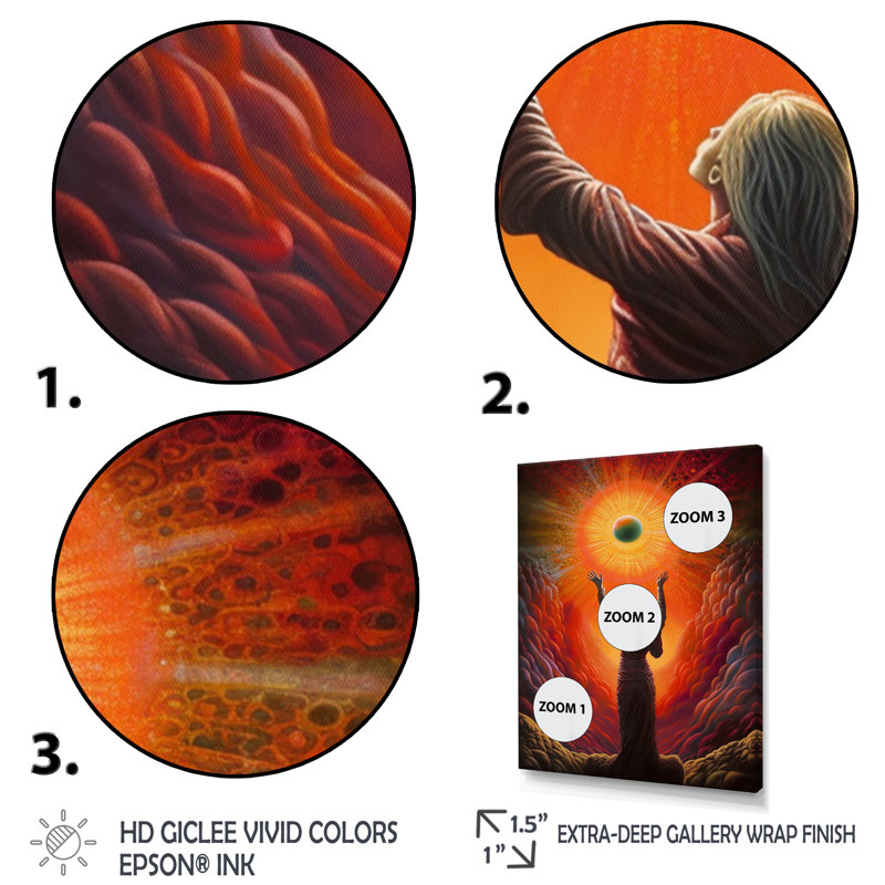 «Universal Goddess Of Compassion I», reproduction sur toile, H 32 po x l 24 po x P 1 po, Cadre flottant noir