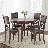 Rituraj 4-Person Wood Round Dining Table Set Kitchen & Dining Room Set-852563464-852563474