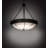 8 - Light Black/Beige Bowl Pendant
