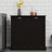 Black E1 Laundry Classifier With Two Compartments - Painted Shell Sorter Closet. Stylish And Practical. Painting For Durability. Removable Bags. Can Bear 100 Pounds. Assembly Required-926340690