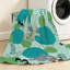 Green Ultra Soft Flannel Fleece Throw Blanket,Seamless Forest Single-Sided Print-132166456