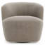 Fauteuil pivotant en tissu Tilly-2019328271