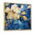 Toile avec cadre flottant or