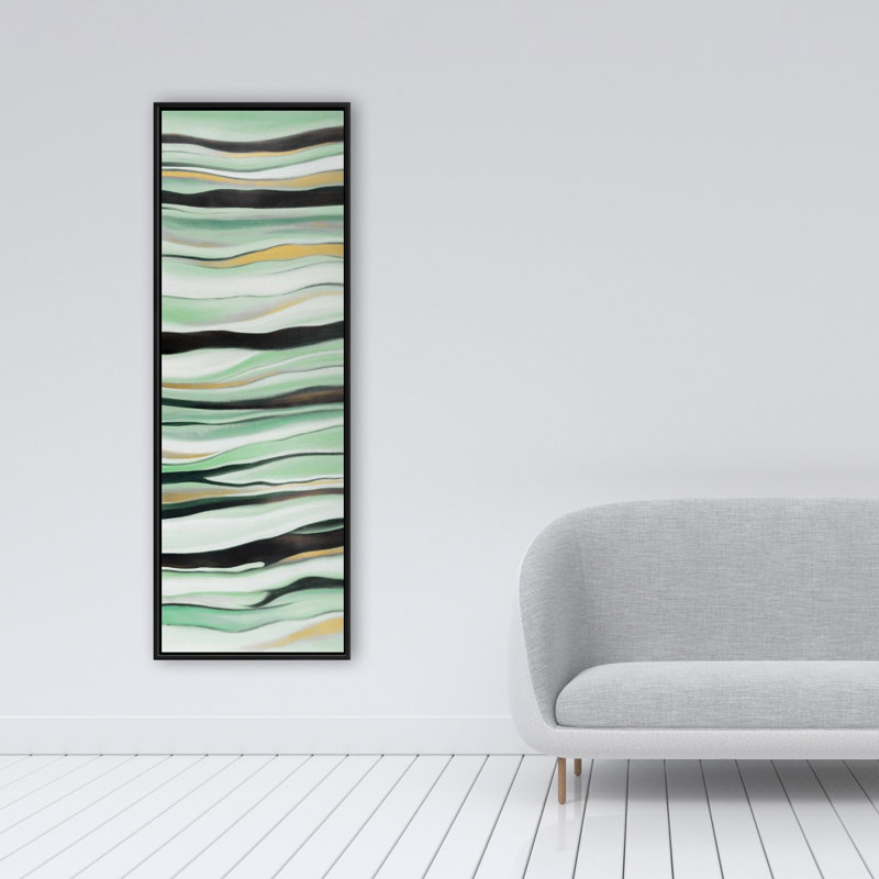 «Mint Mood», reproduction sur toile, H 48 po x l 16 po
