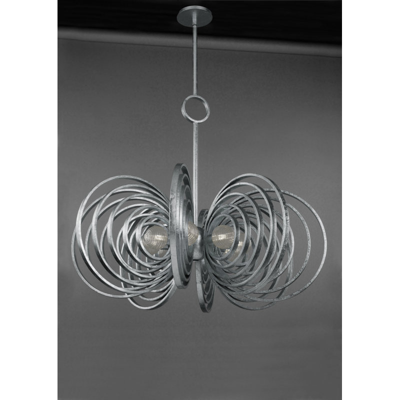 Frequency 9 - Light Chandelier, Silver