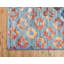 Tapis bleu ciel à motif géométrique Corvena-40280260