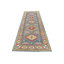 Tapis de couloir oriental bleu Kazak