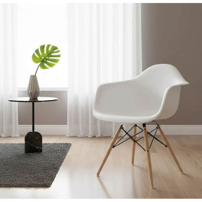 Seau Cliyrca avec base naturelle, Blanc