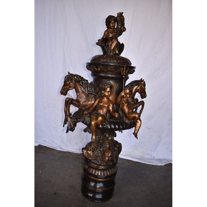 Impressive Large Cupid Fountain