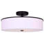 Quinnwood Poly-Blend Semi Flush Mount