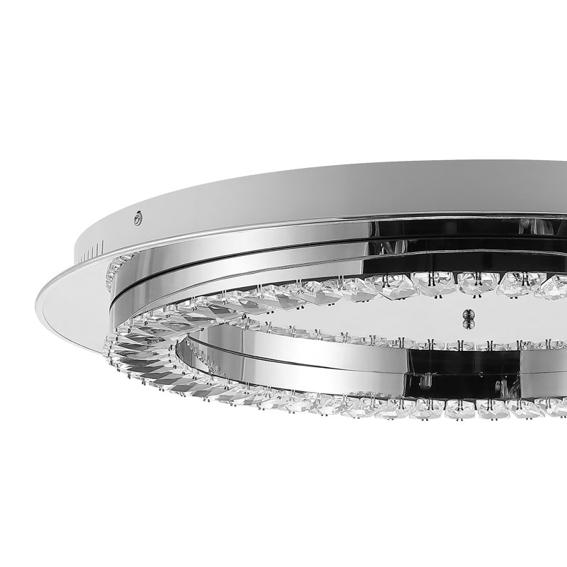 Markham LED Flush Mount, 2.75" H x 24" W x 24" D