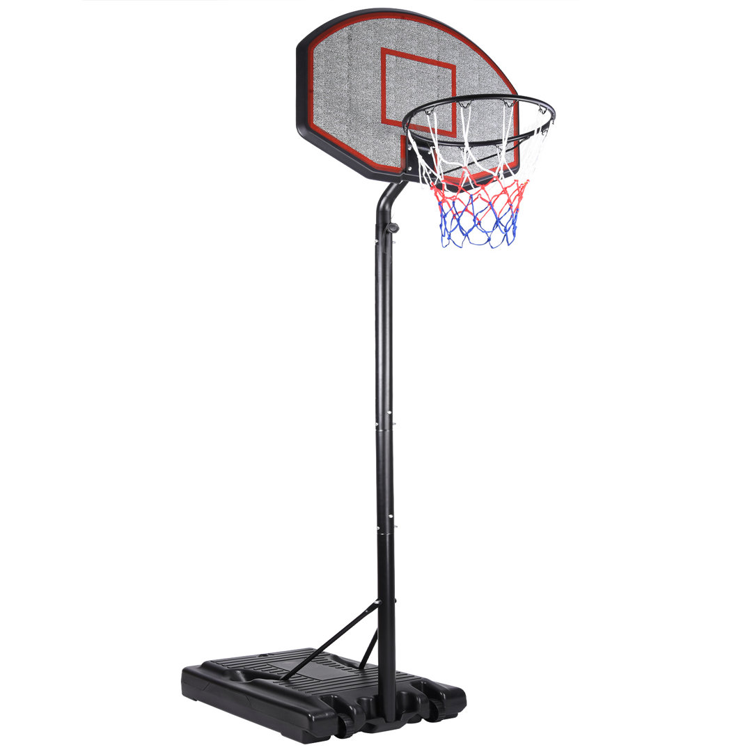 Höhenverstellbarer Basketballkorb Gorsuch, 257-305 cm, mit Rollen