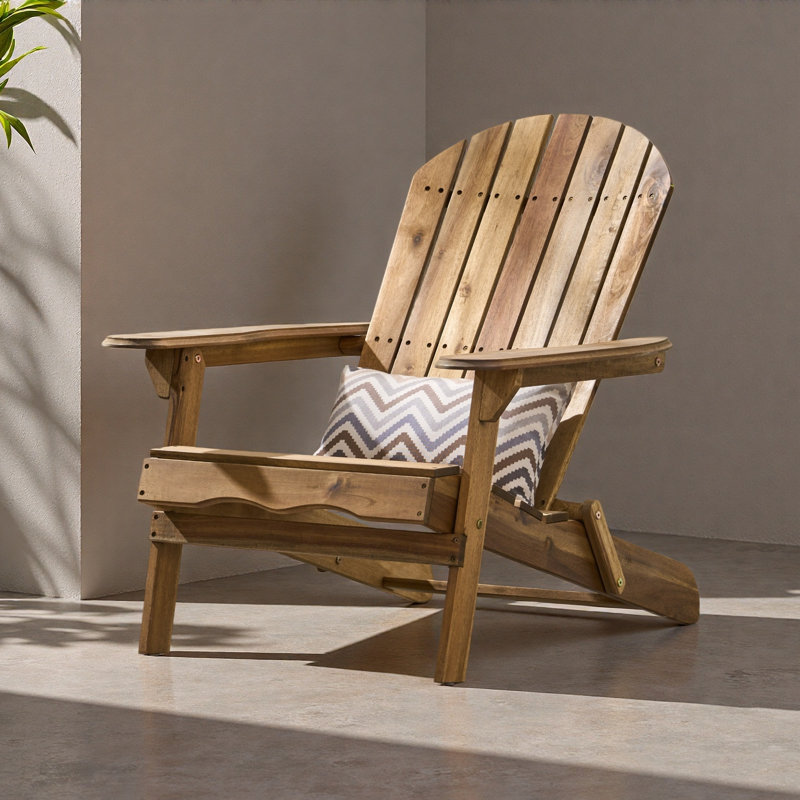 Méridiennes de foyer d'extérieur pliantes en bois pliable Adirondack, Teck
