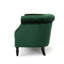 Causeuse Chesterfield en velours à accoudoirs roulés 51,5 po Charlotte-24075262