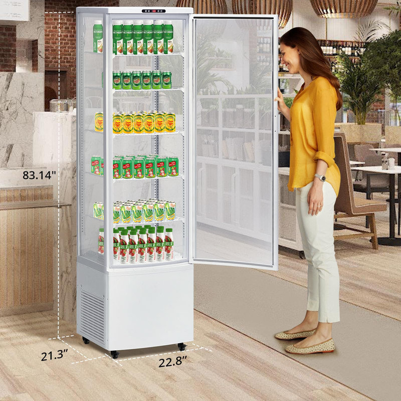 Vitrine réfrigérée, 11 pieds Présentoir à pâtisserie commercial pi.