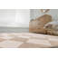 Tapis à carreaux crème et beige Shivaun-1554817042