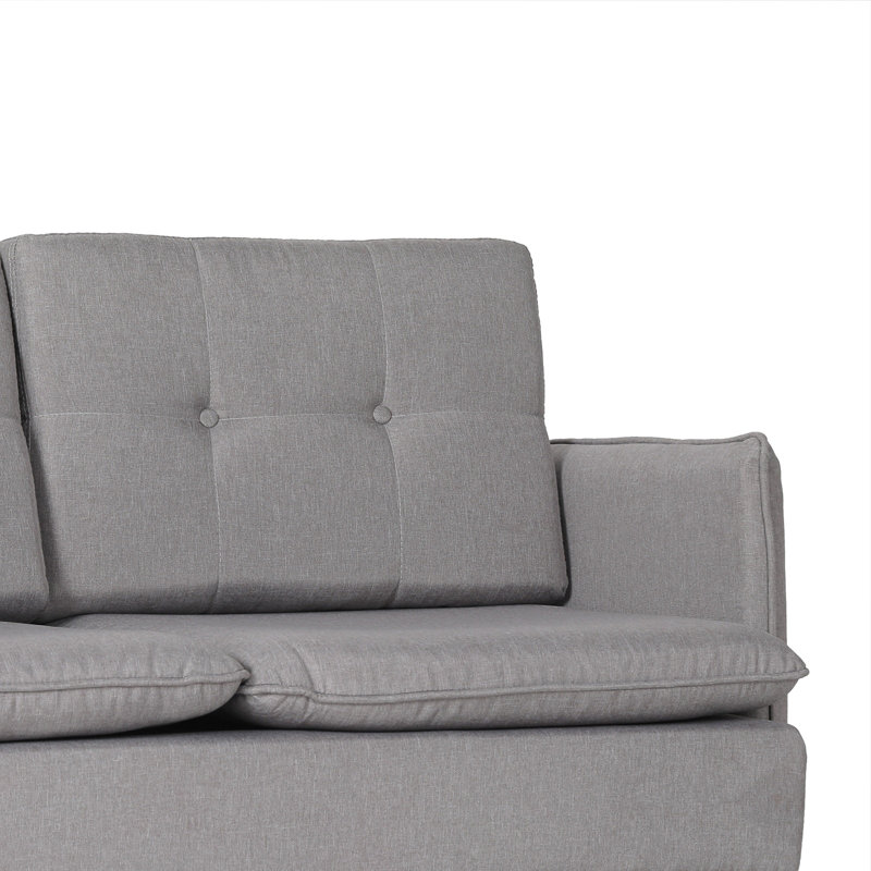 Causeuse Morgandy, Gris clair