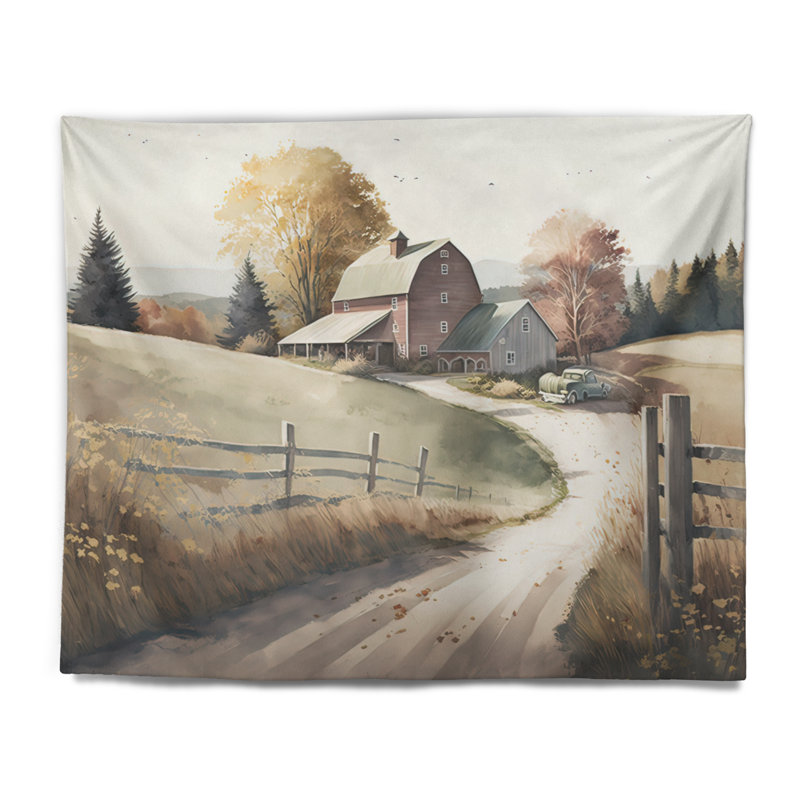 Polyester Tapestry, 32" H x 39" W