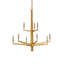 Goldfinch 9 - Light Wrought Iron Chandelier