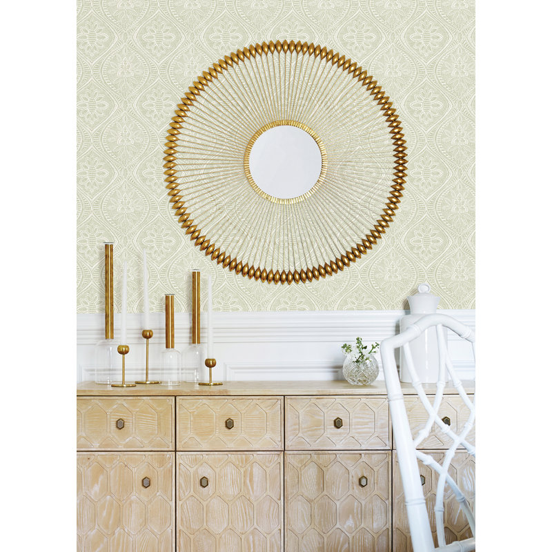 Floral Wallpaper Double Roll, Green