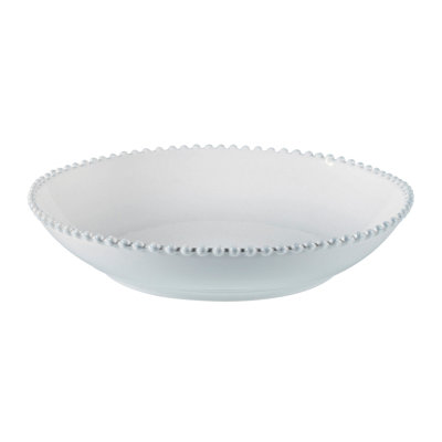 Pearl Stoneware Pasta Dish