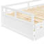 Structure de lit de chambre à coucher, lit de jour avec couchette, lit de jour en bois pour la maison